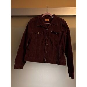 Vintage Levi Strauss Cordorouy Jacket Burgundy Women's Size M